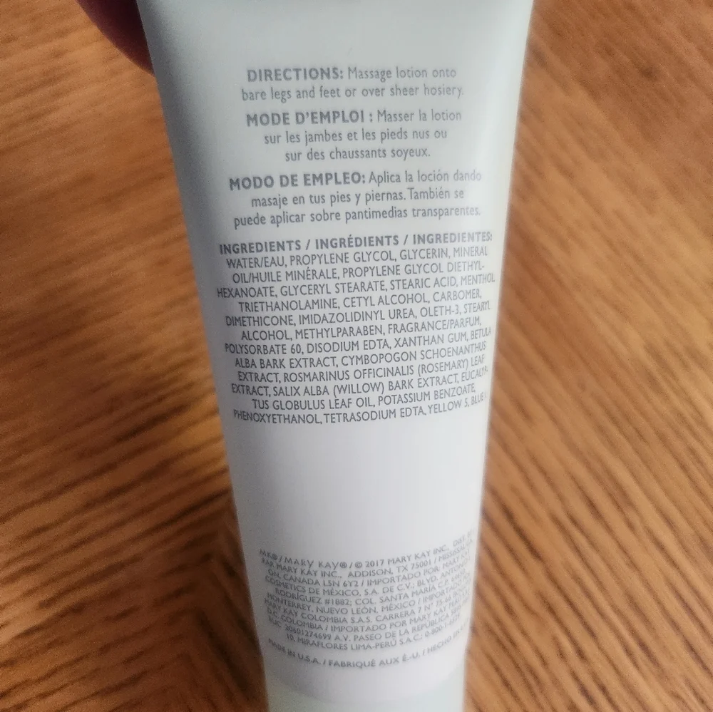 New Mary Kay Mint Bliss Energizing Lotion for Feet and Legs